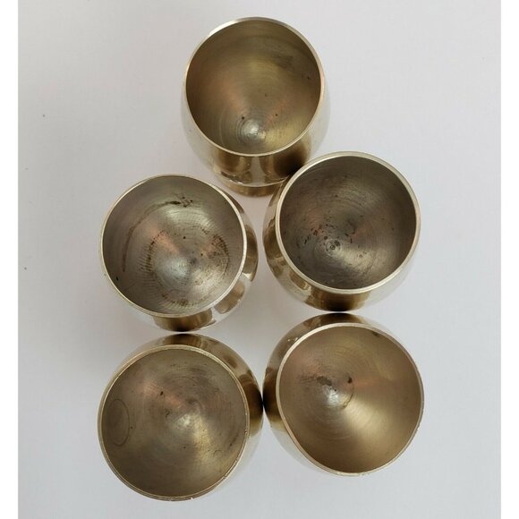 Leonard Silver Plate Goblet Lot Liqueur Snifter Cordial Shot Mini Glass Cup EPNS - Picture 8 of 11